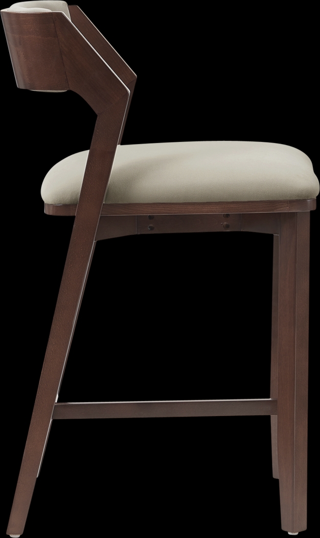 Marspoly Beige Counter Height Stool - Thumbnail - Image 6