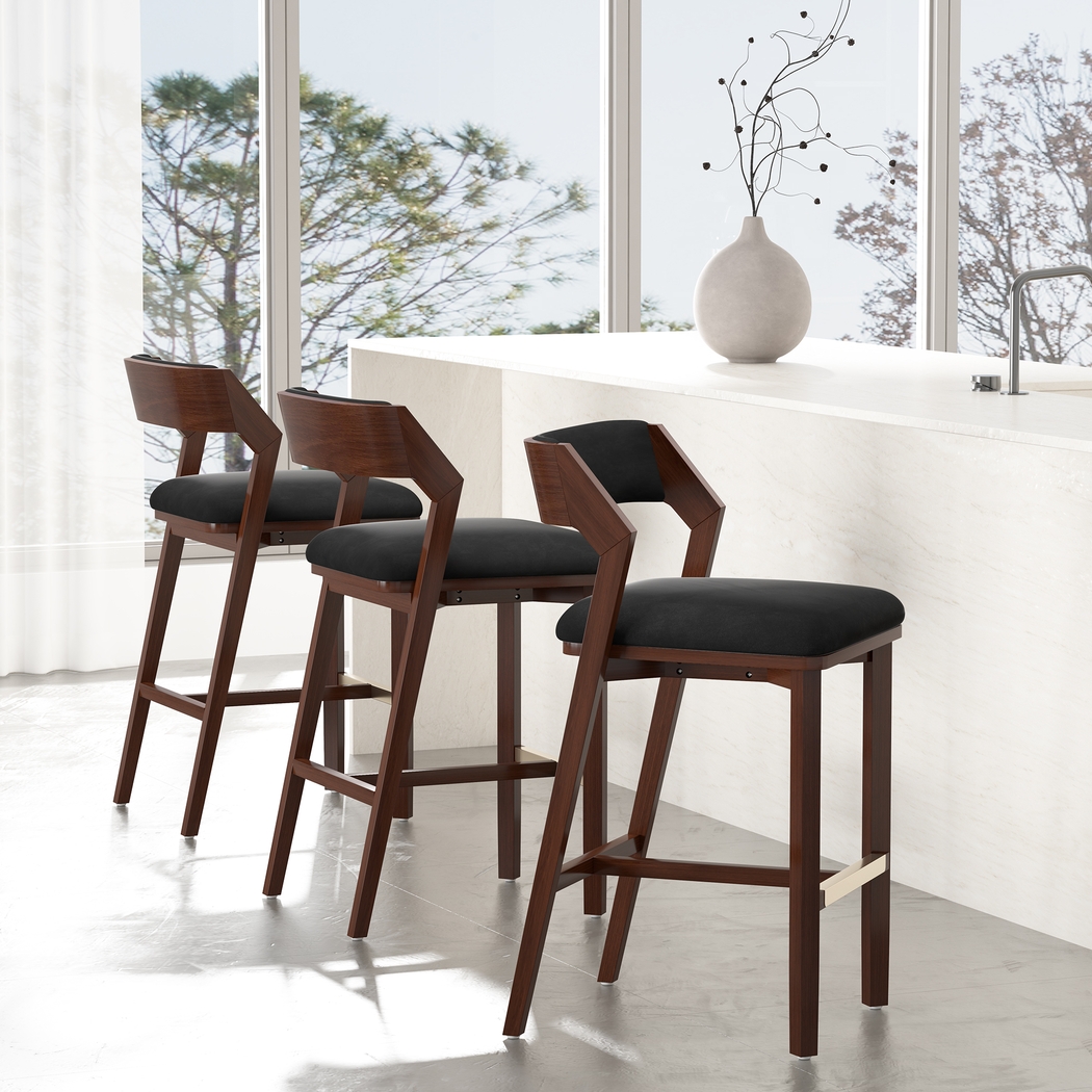Marspoly Black Barstool - Thumbnail - Image 2