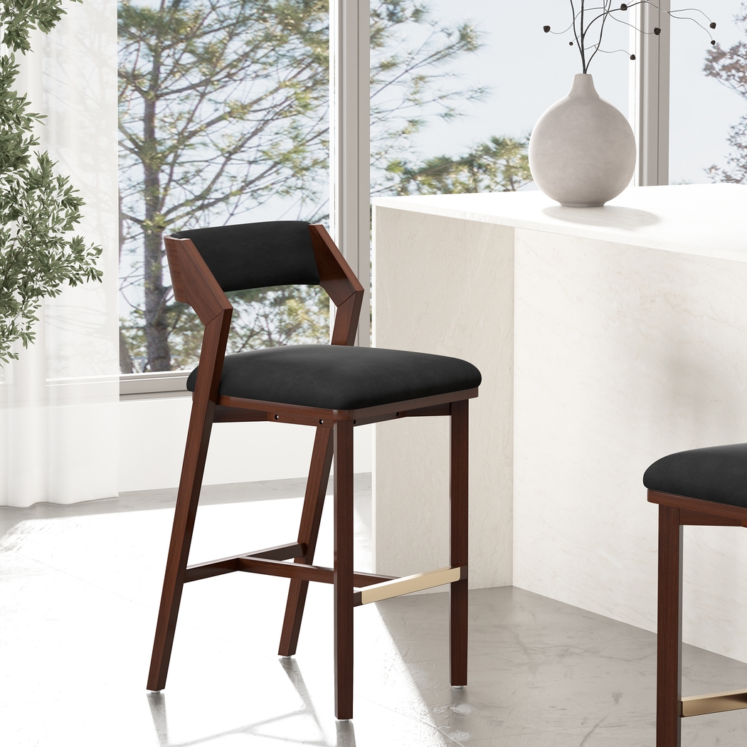 Marspoly Black Barstool - Thumbnail - Image 3
