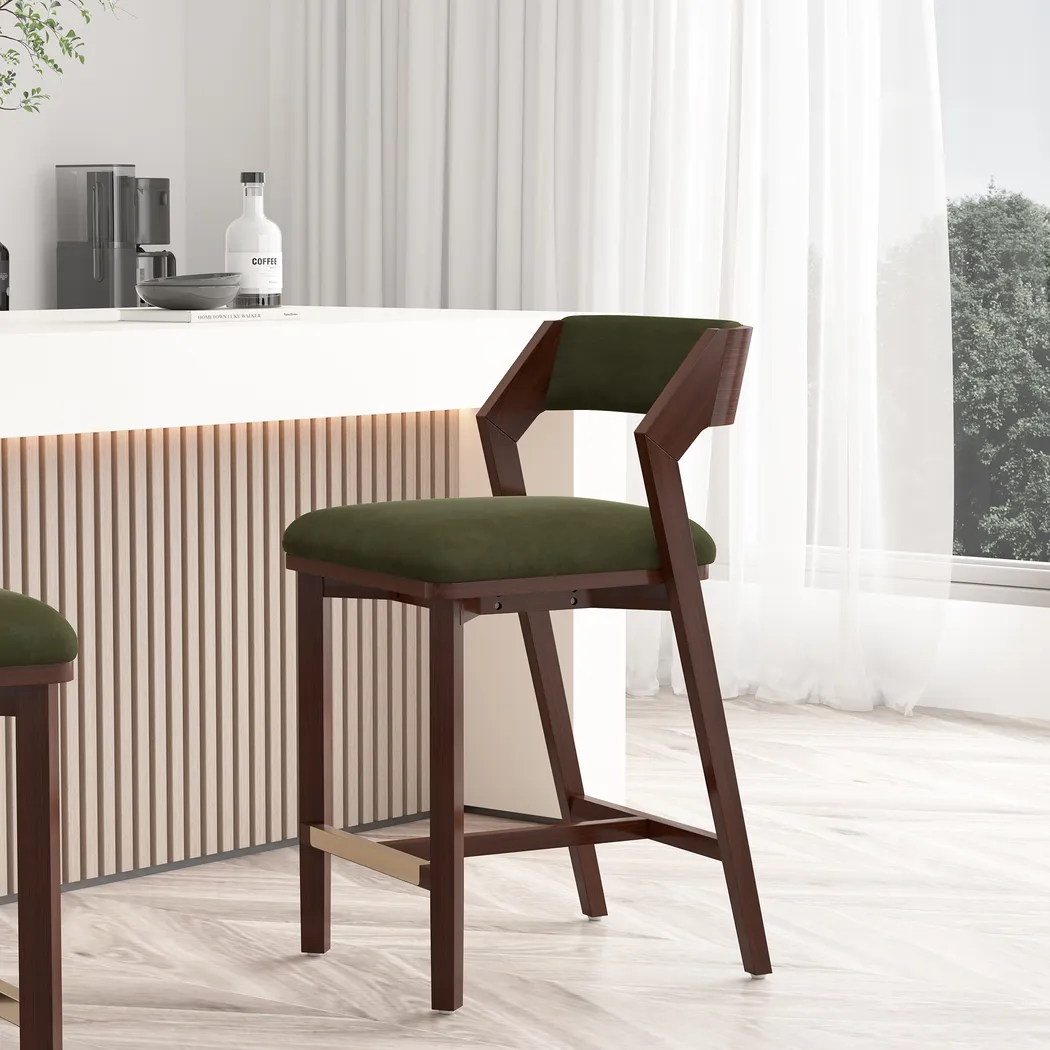 Marspoly Black Counter Height Stool - Thumbnail - Image 3