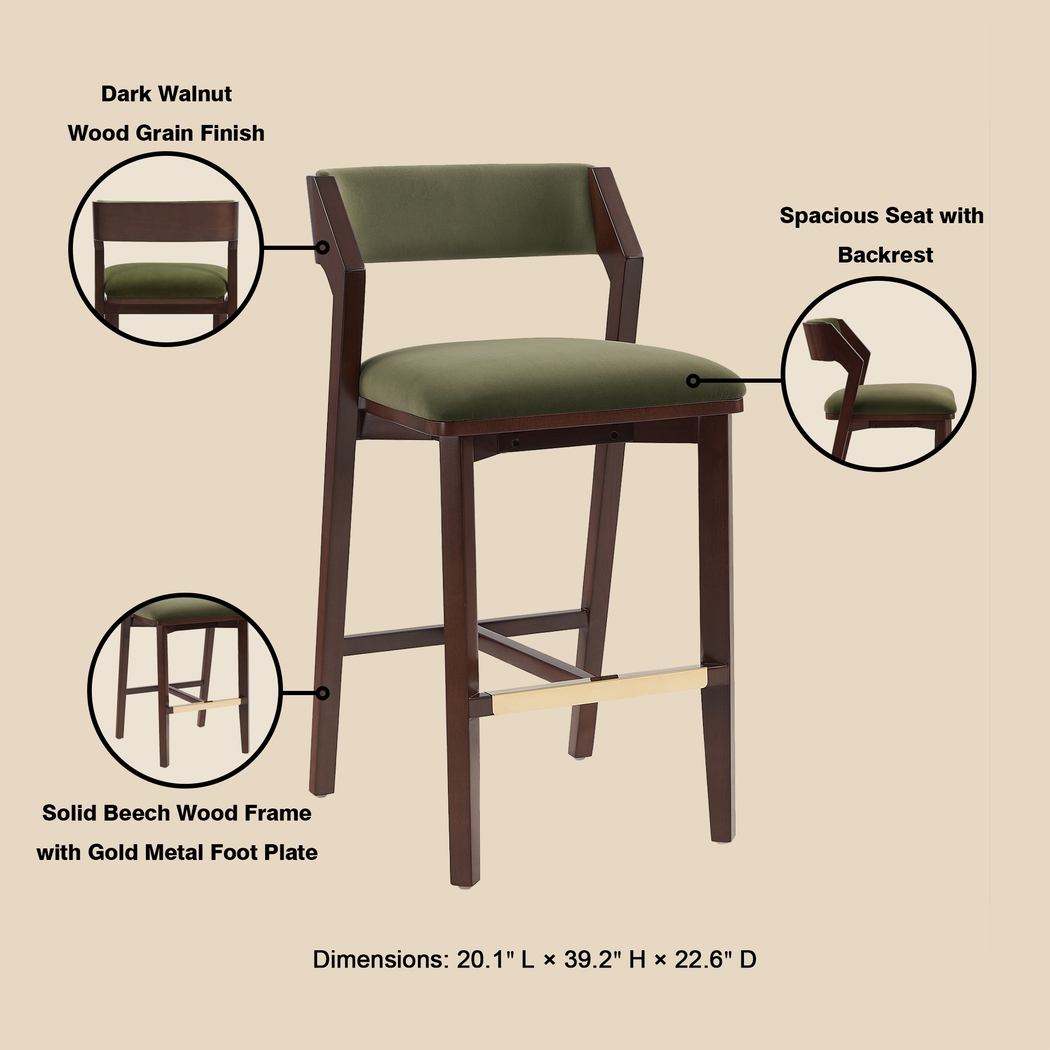 Marspoly Green Barstool - Thumbnail - Image 4
