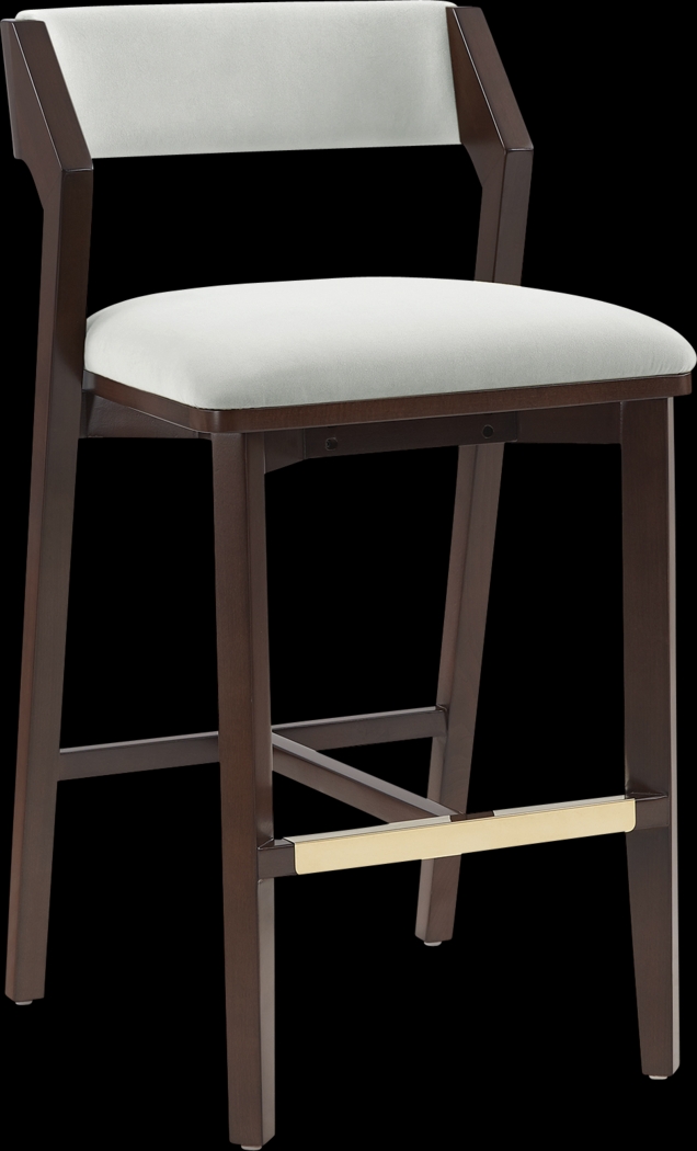 Marspoly White Barstool - Thumbnail - Image 4