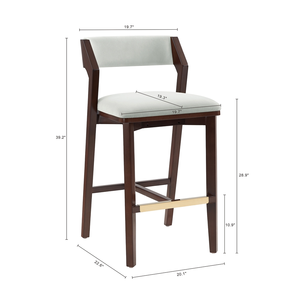 Marspoly White Barstool - Thumbnail - Image 9