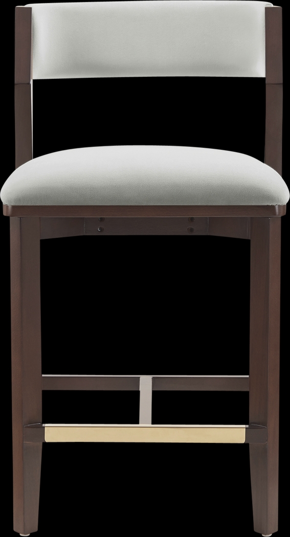 Marspoly White Counter Height Stool - Thumbnail - Image 1
