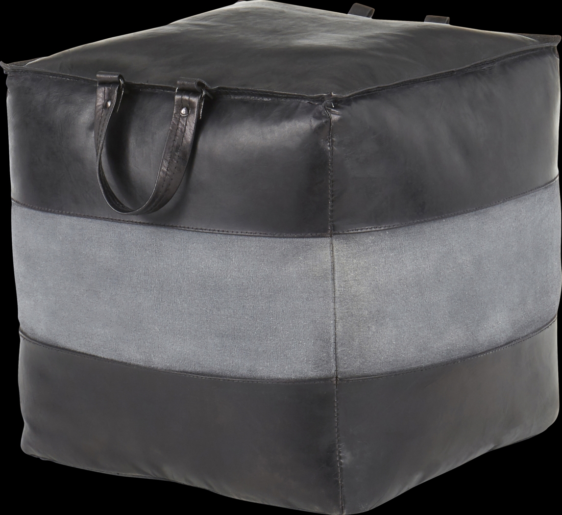 Martee Black Ottoman - Thumbnail - Image 3