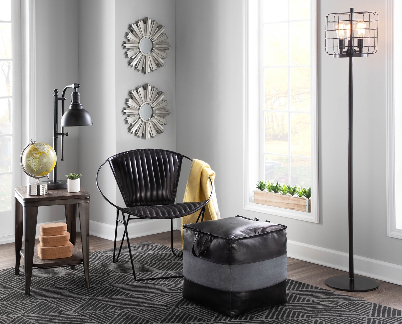 Martee Black Ottoman - Thumbnail - Image 7