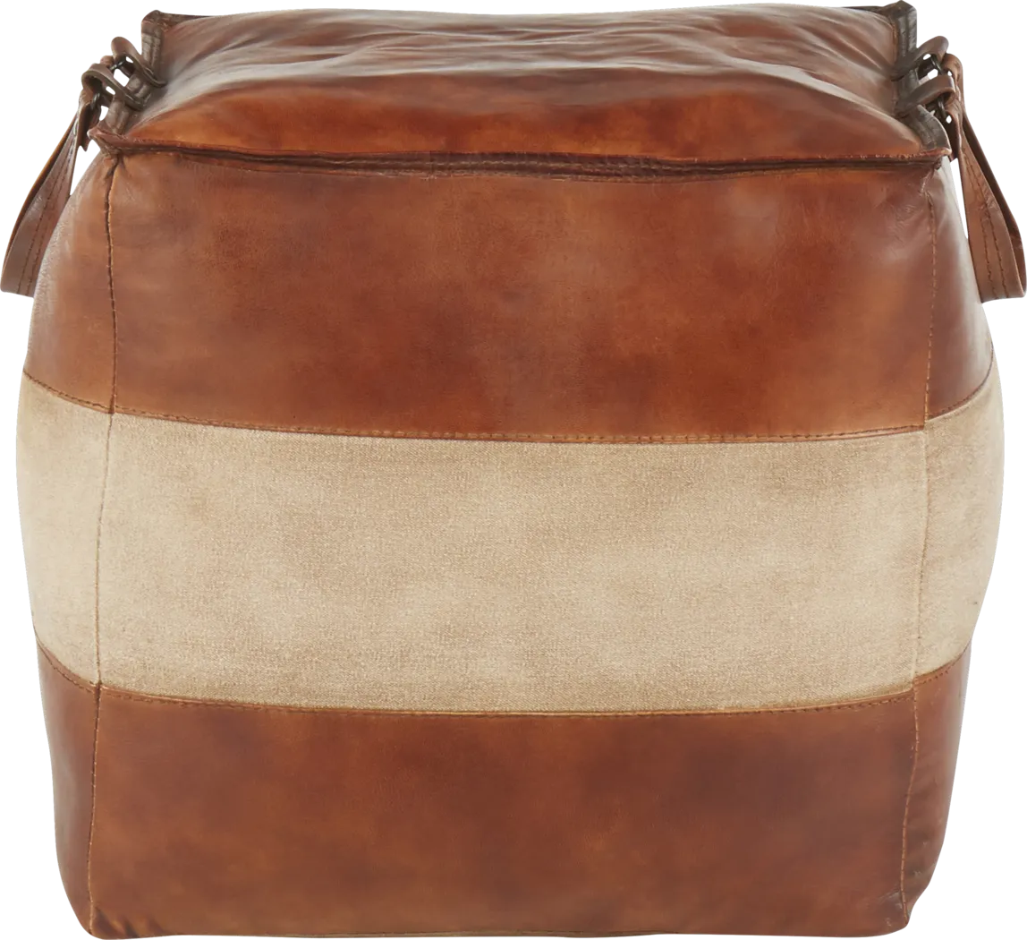 Martee Brown Ottoman - Thumbnail - Image 2