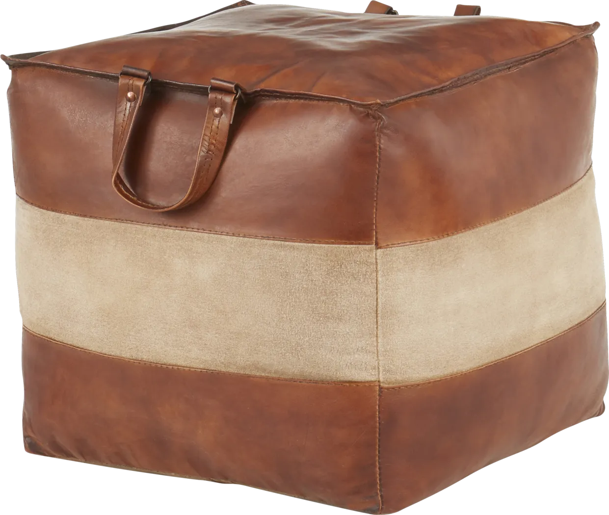 Martee Brown Ottoman - Thumbnail - Image 3