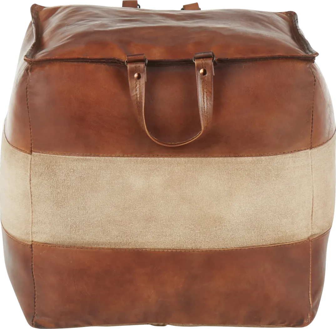 Martee Brown Ottoman - Thumbnail - Image 4