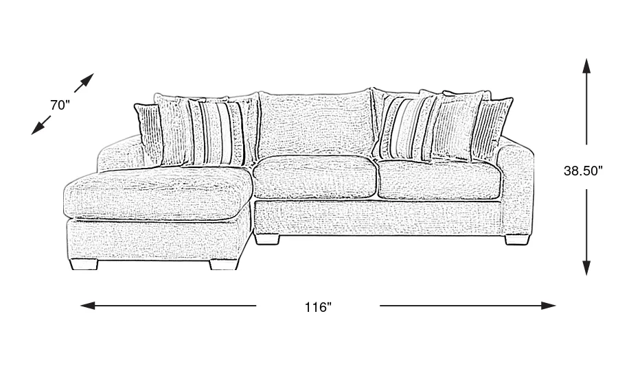 Dimension Image. Please refer to the Dimension Tab on this page for dimension details.