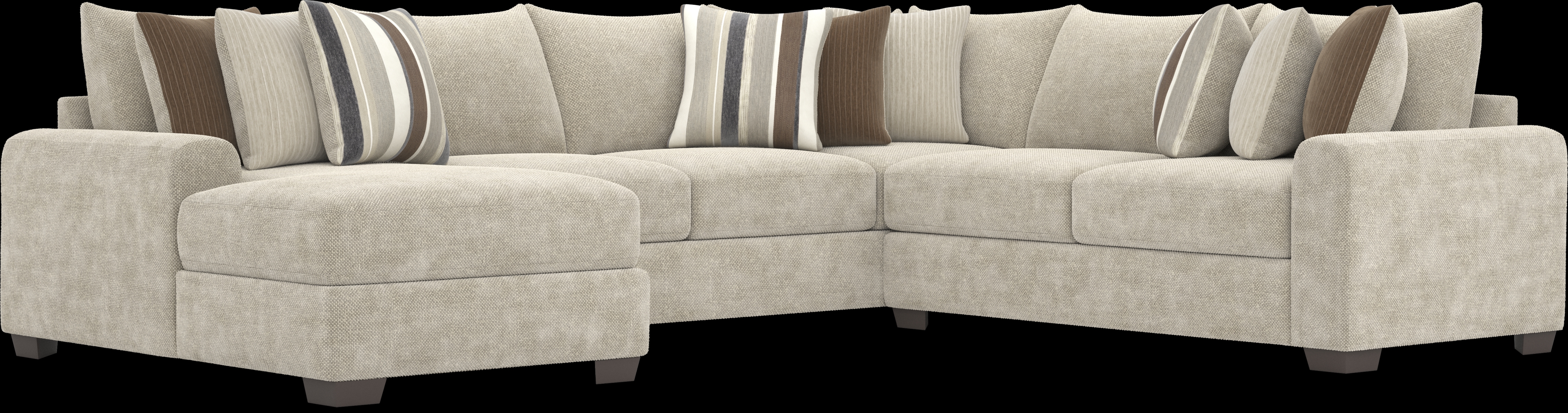 Martin Brown 3 Pc Sectional - Thumbnail - Image 1