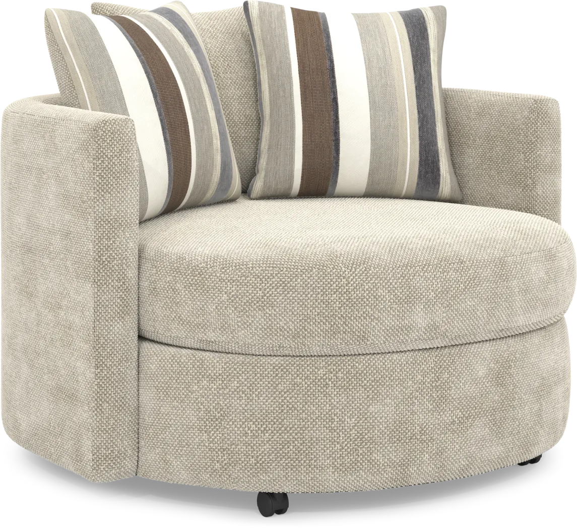 Martin Brown Swivel Chair - Thumbnail - Image 1