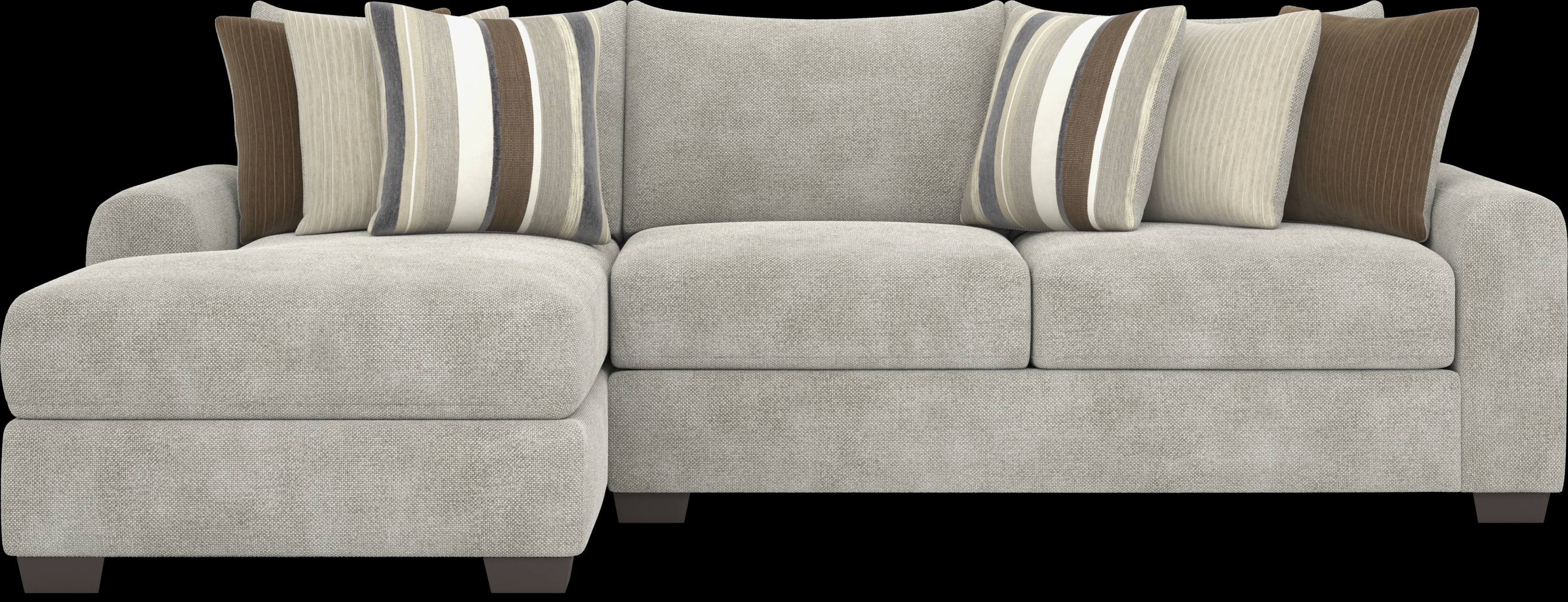 Martin Gray 5 Pc Sectional Living Room - Thumbnail - Image 3