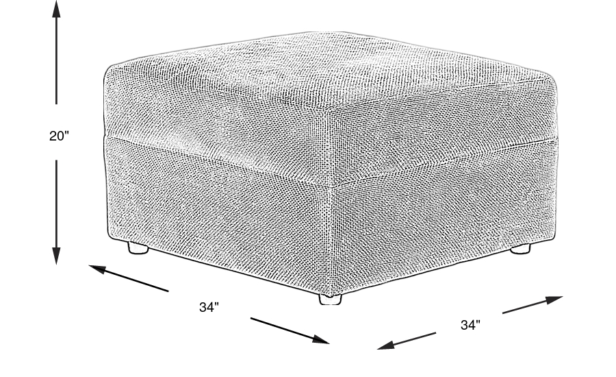 Dimension Image. Please refer to the Dimension Tab on this page for dimension details.