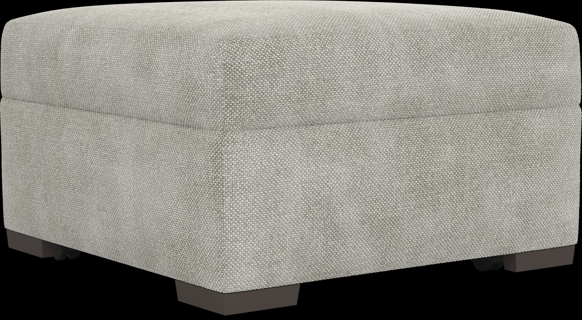 Martin Gray Ottoman - Thumbnail - Image 1