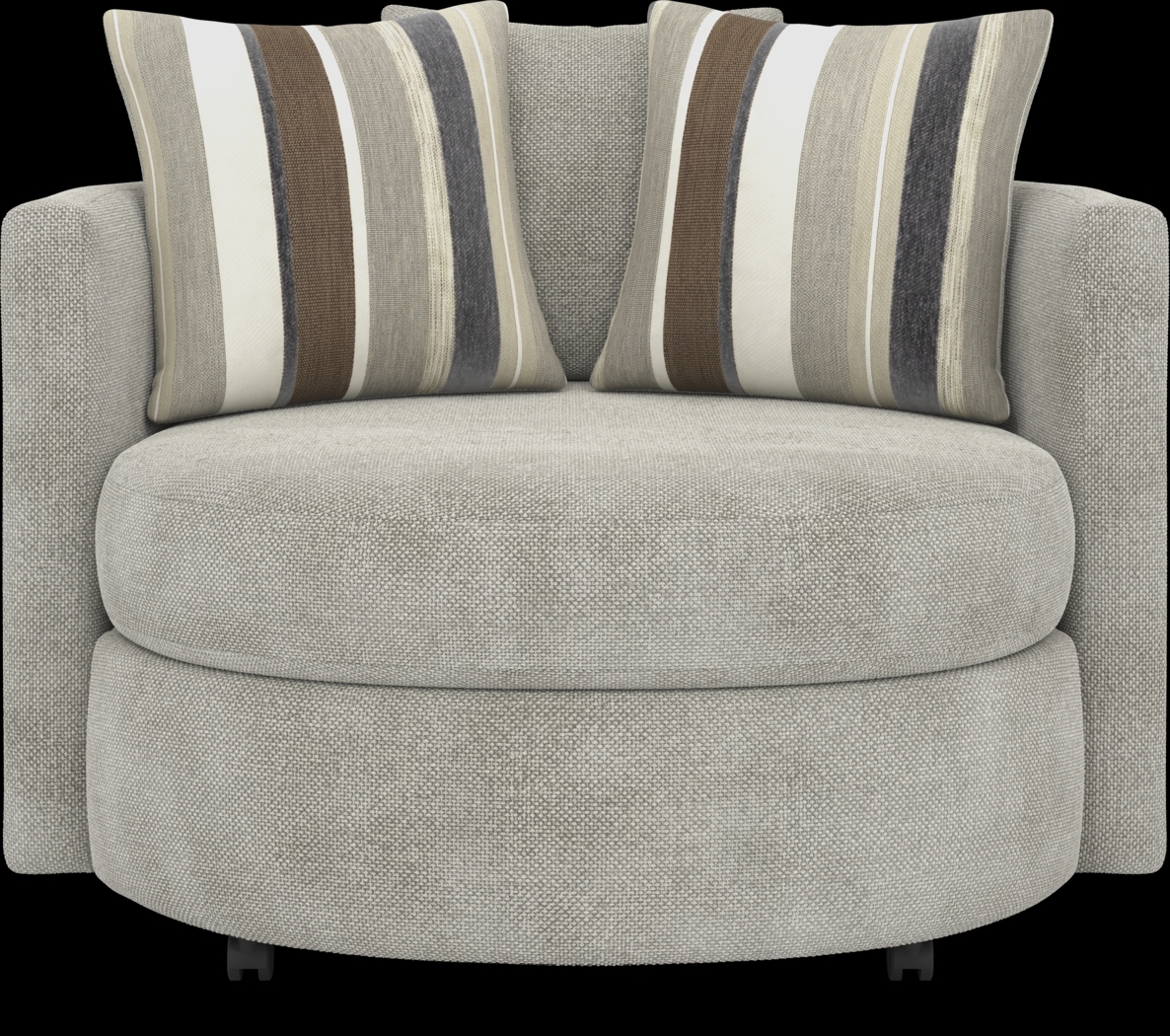 Martin Gray Swivel Chair - Thumbnail - Image 2