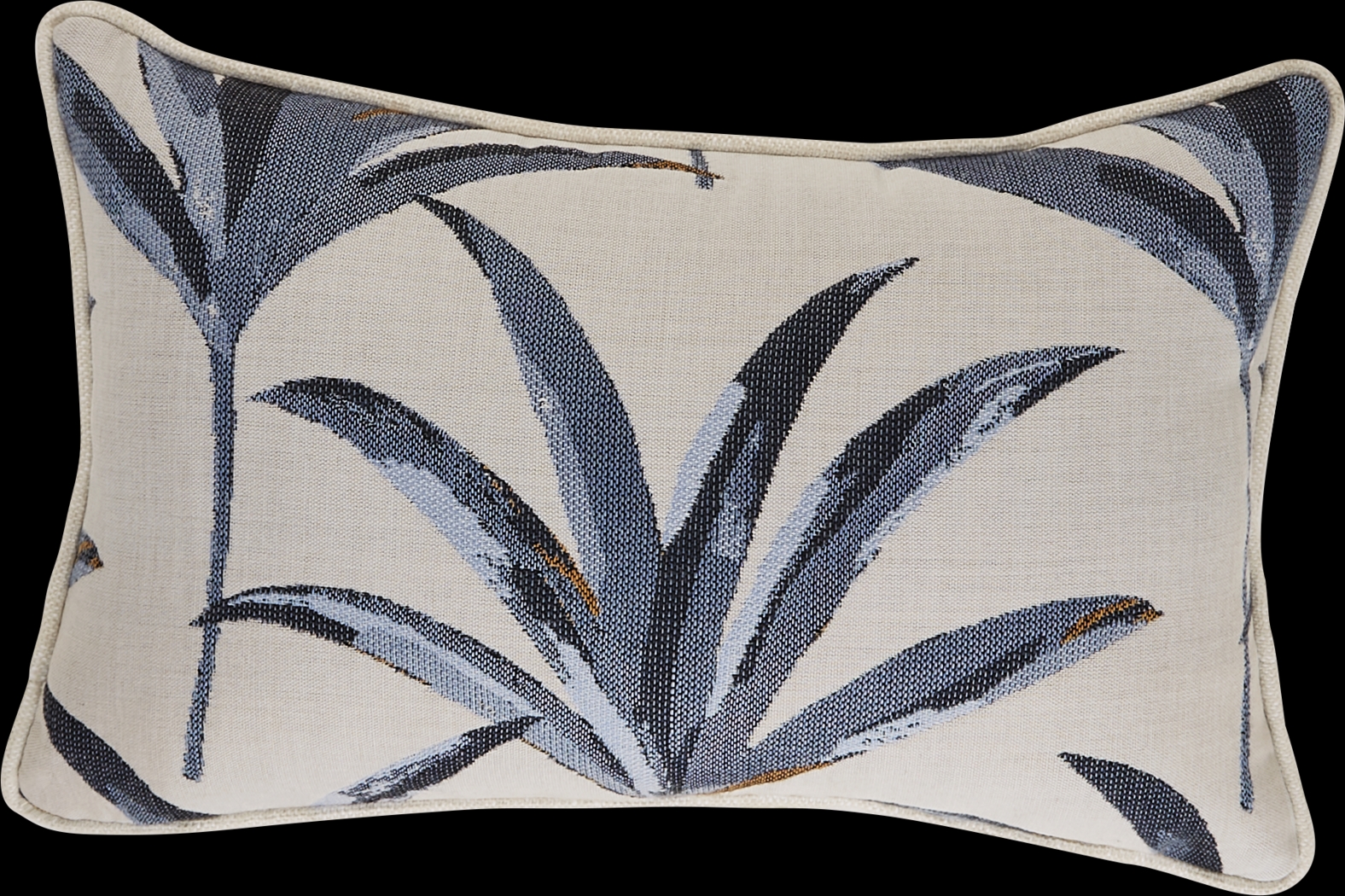 Martinique Beach Blue Indoor/Outdoor Accent Pillow - Thumbnail - Image 1