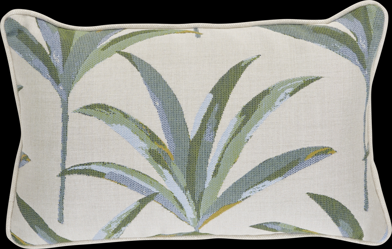 Martinique Tropics Celadon Indoor/Outdoor Accent Pillow - Thumbnail - Image 1