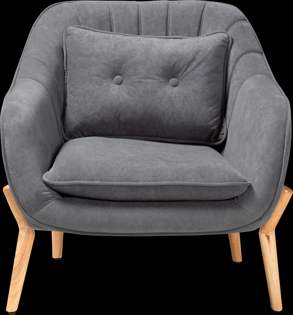 Martinsson Gray Accent Chair - Thumbnail - Image 3