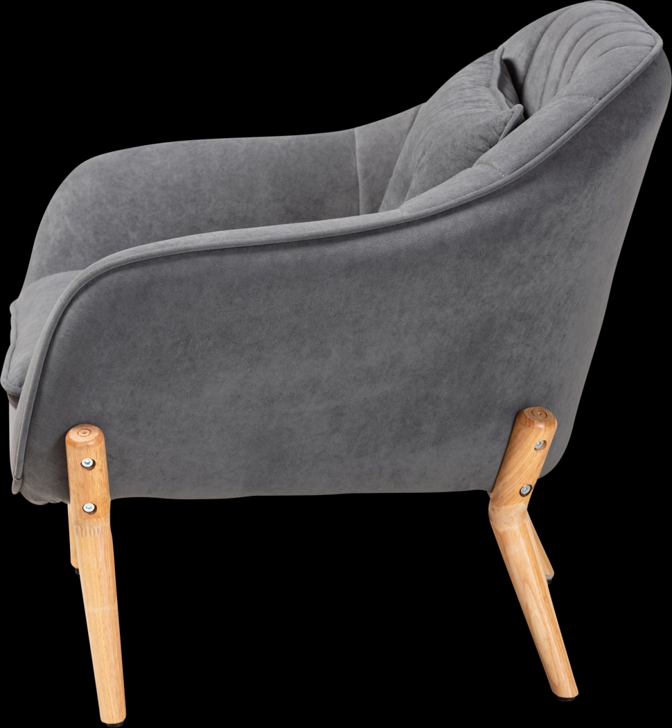 Martinsson Gray Accent Chair - Thumbnail - Image 4