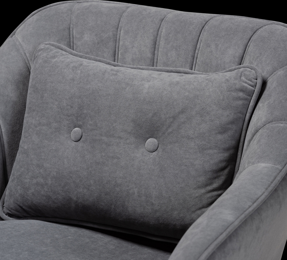 Martinsson Gray Accent Chair - Thumbnail - Image 6