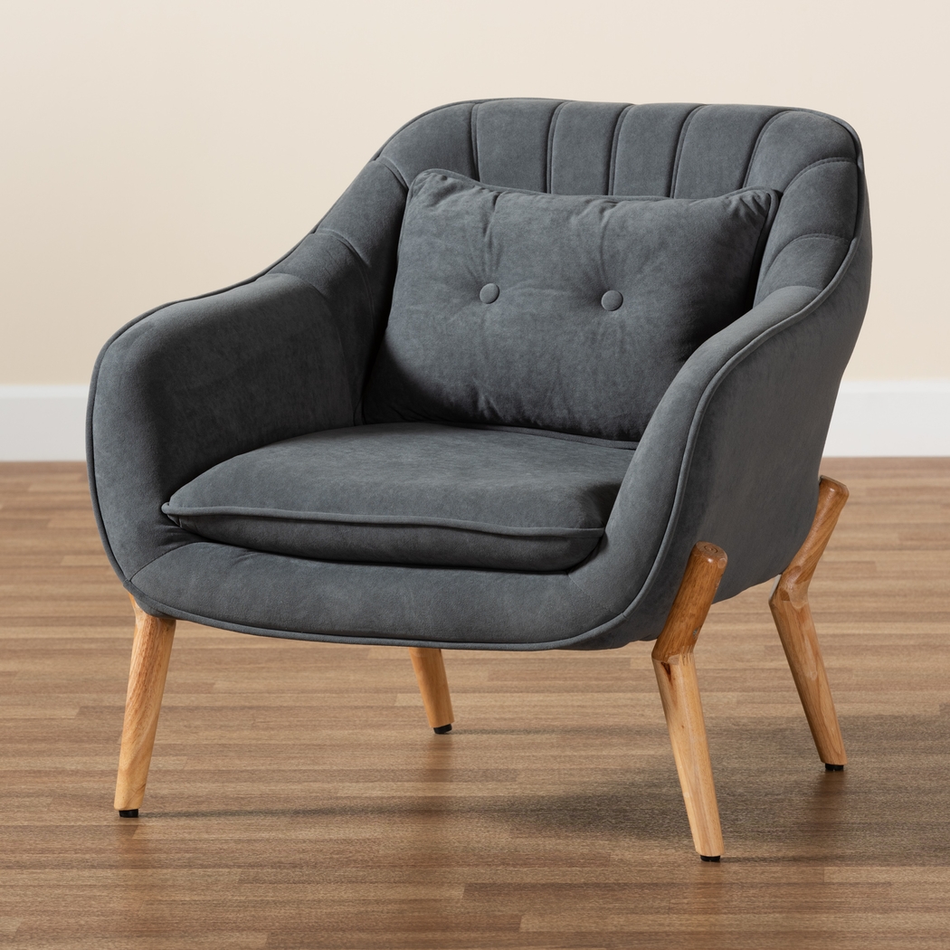 Martinsson Gray Accent Chair - Thumbnail - Image 8