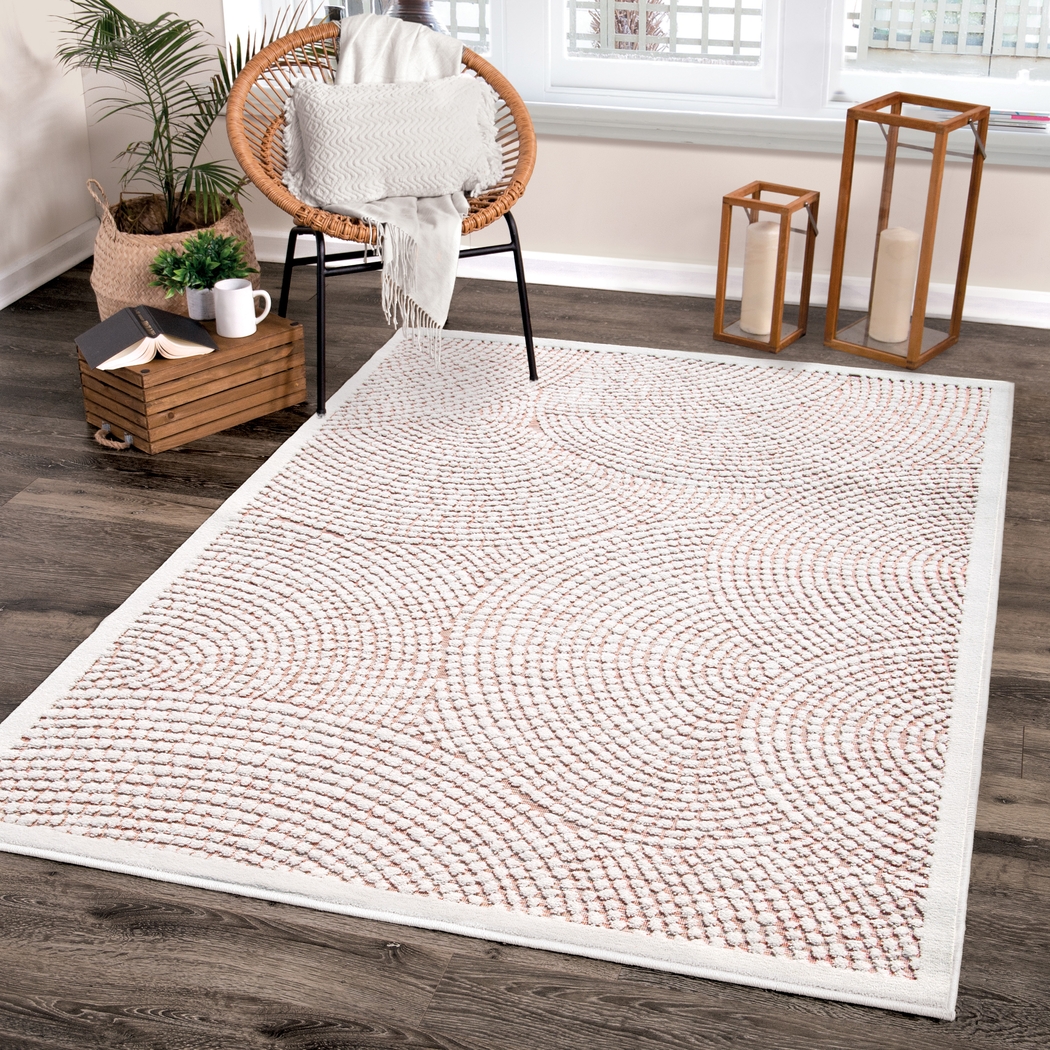 Martove White 5'2 x 7'6 Rug - Thumbnail - Image 8