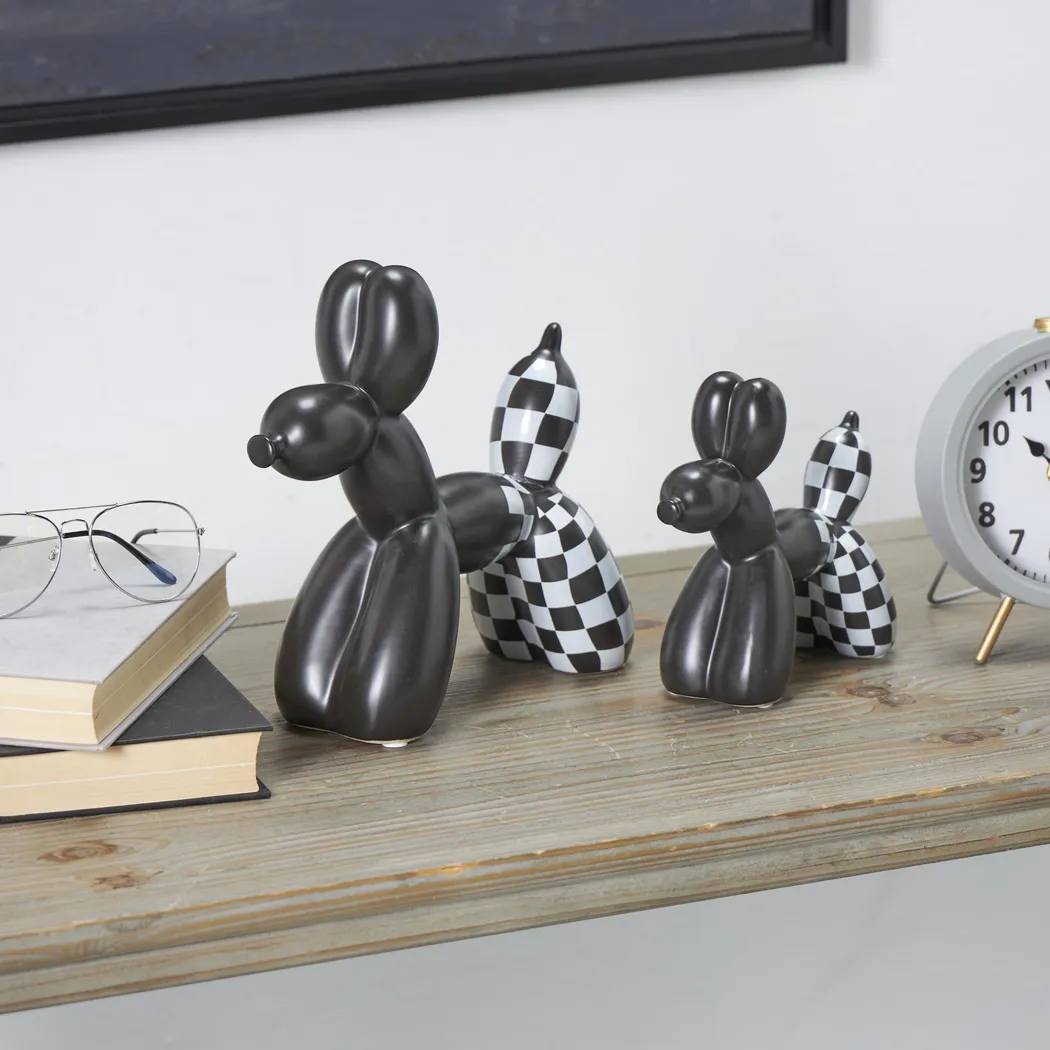 Maruc Black Sculpture, Set of 2 - Thumbnail - Image 2