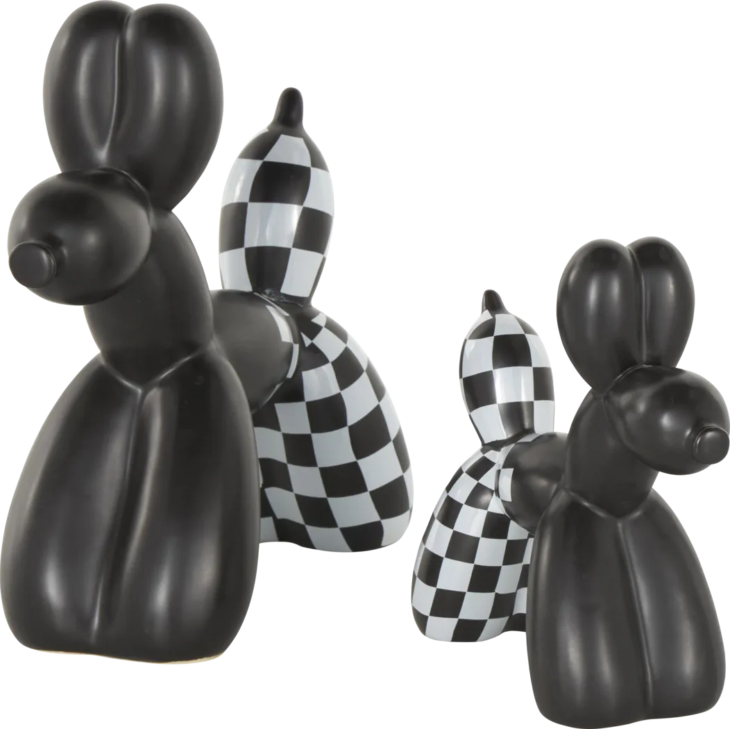 Maruc Black Sculpture, Set of 2 - Thumbnail - Image 5