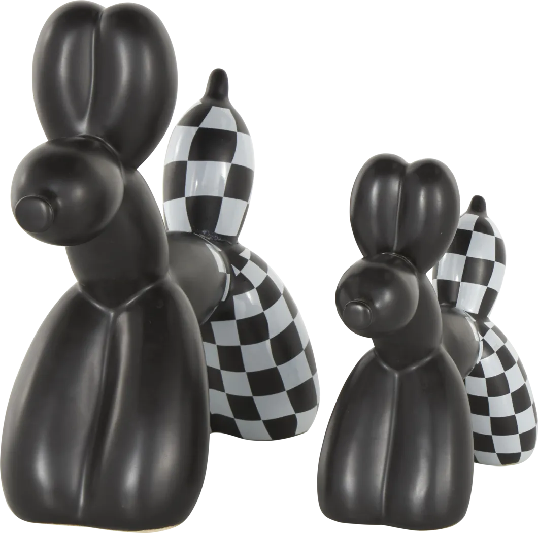 Maruc Black Sculpture, Set of 2 - Thumbnail - Image 6