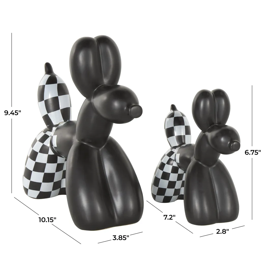 Maruc Black Sculpture, Set of 2 - Thumbnail - Image 7