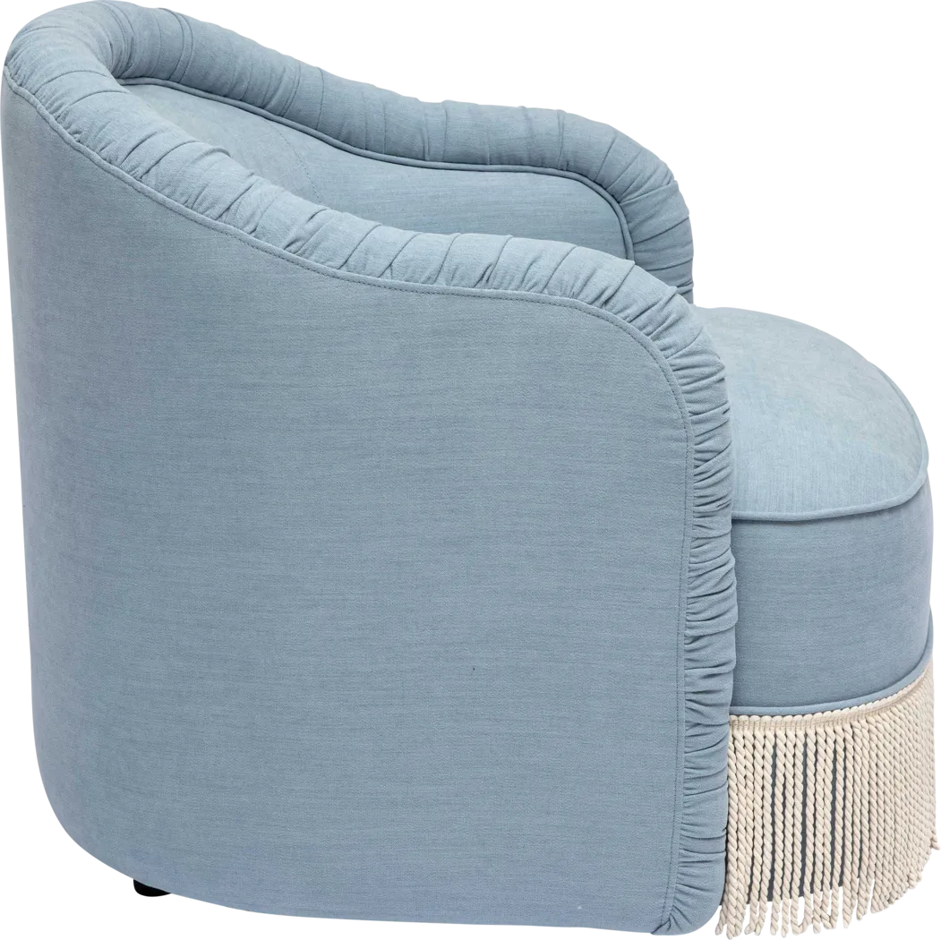 Marumsco Blue Accent Chair - Thumbnail - Image 4
