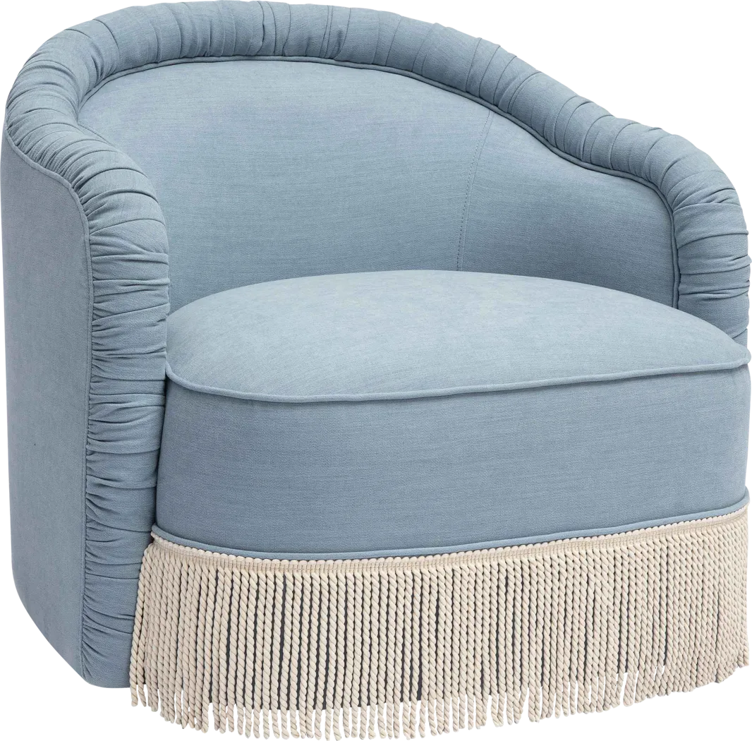 Marumsco Blue Accent Chair - Thumbnail - Image 1