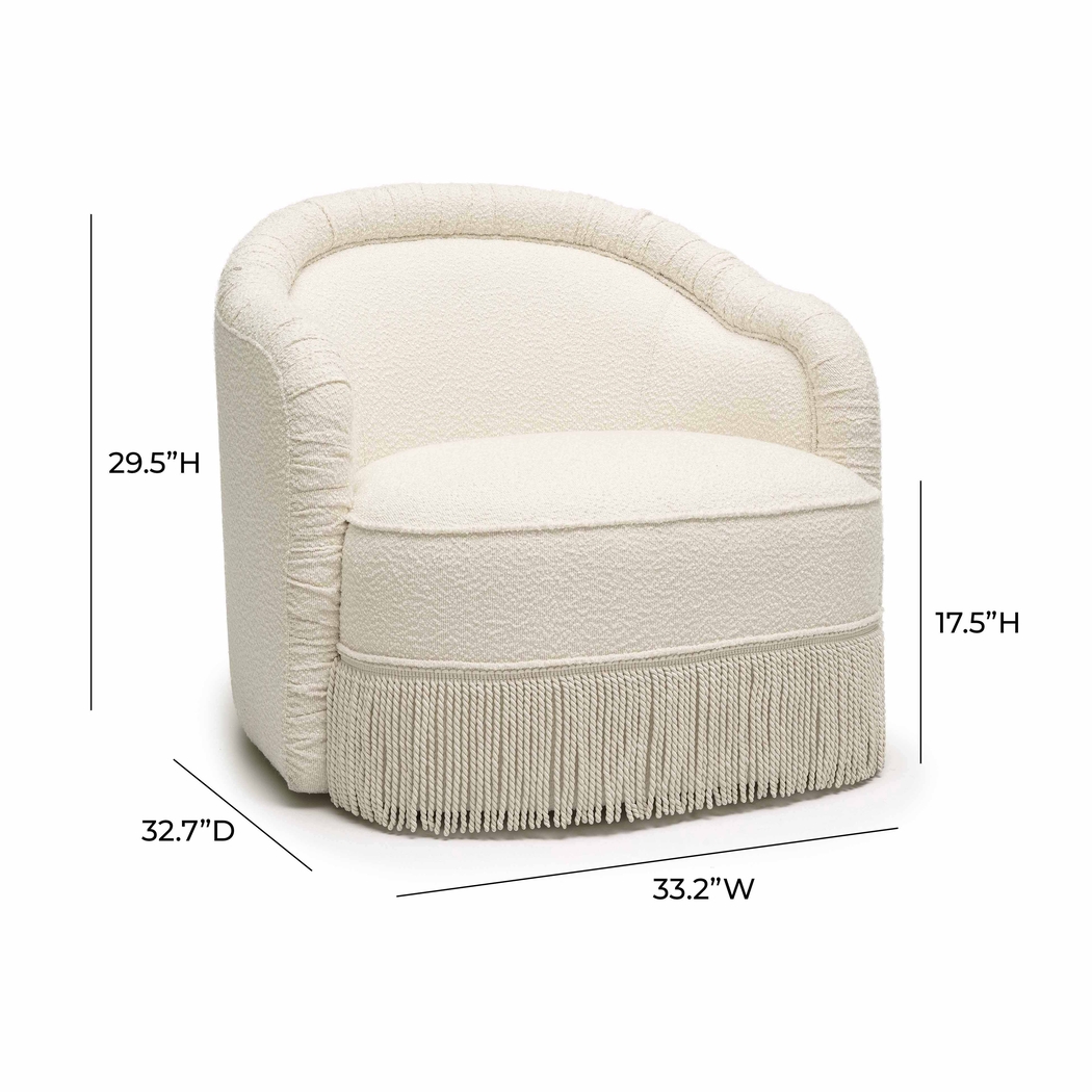 Marumsco Cream Accent Chair - Thumbnail - Image 7