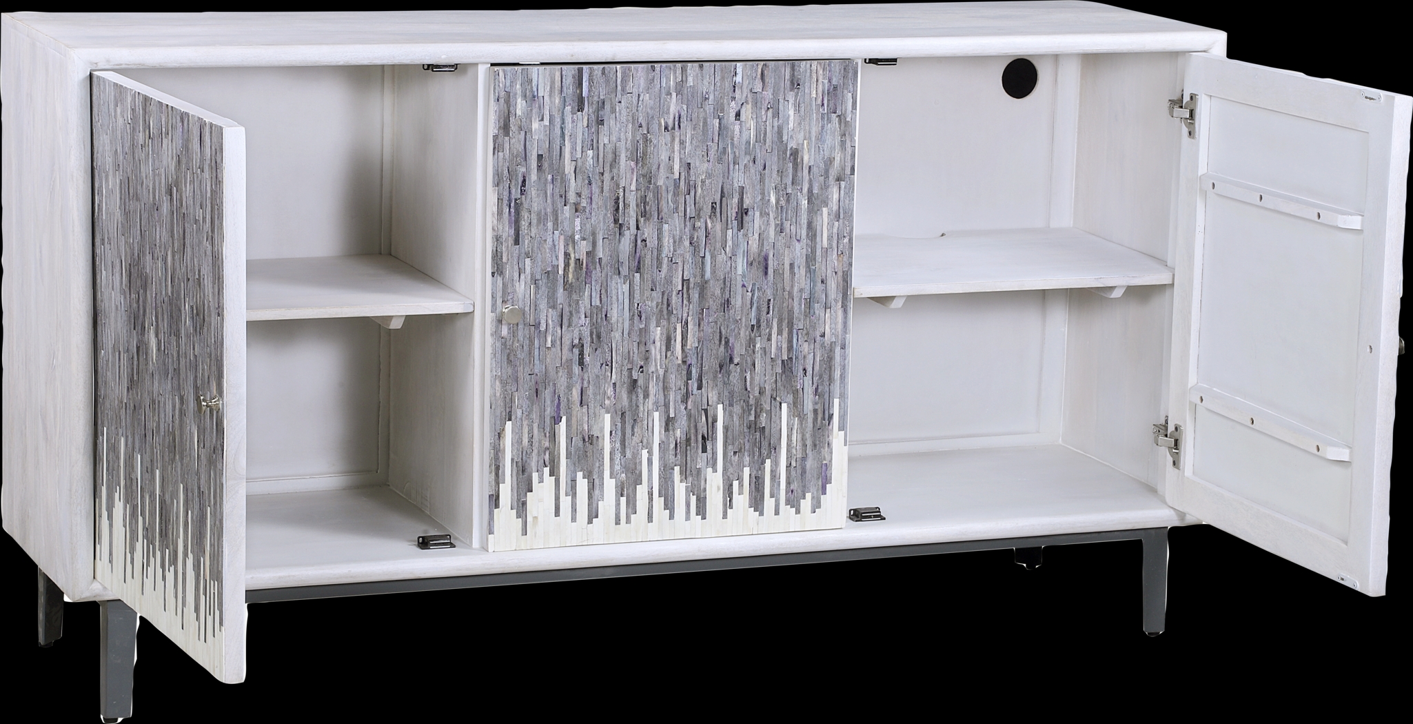 Marvaling White Credenza - Thumbnail - Image 6