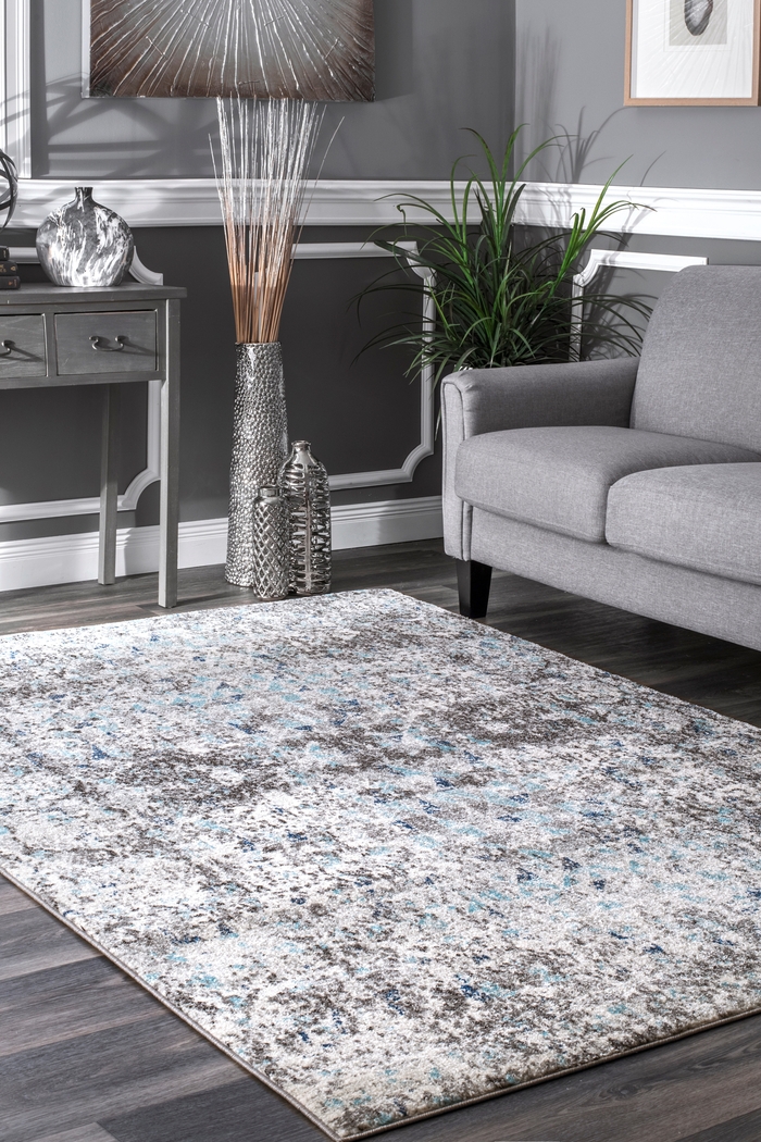 Marvan Blue 8' x 10' Rug - Thumbnail - Image 2