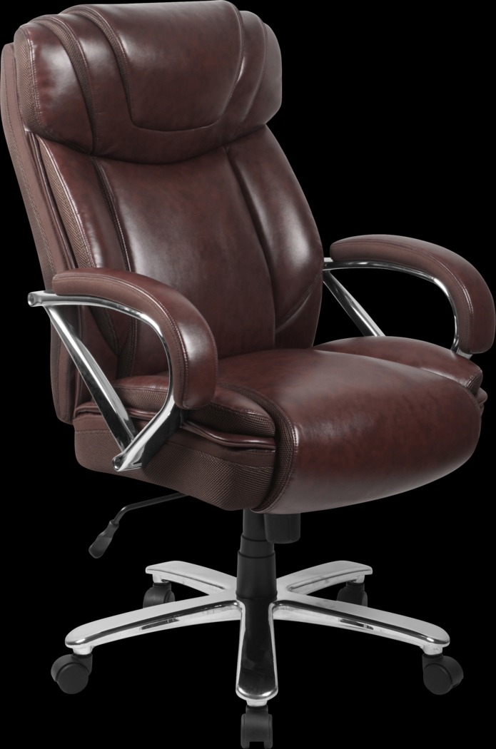 Marvin Brown Desk Chair - Thumbnail - Image 1