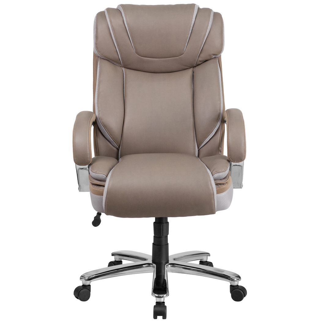 Marvin Taupe Desk Chair - Thumbnail - Image 4