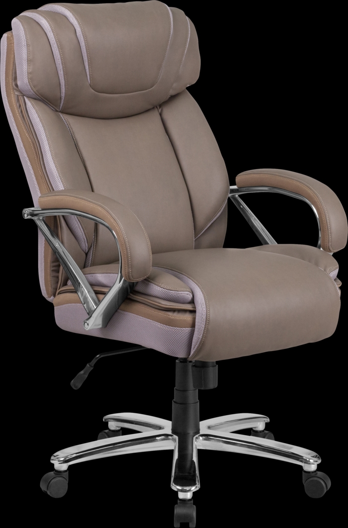 Marvin Taupe Desk Chair - Thumbnail - Image 1