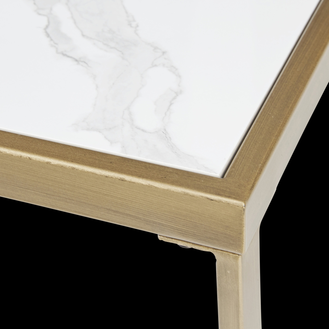 Marwede White End Table - Thumbnail - Image 6