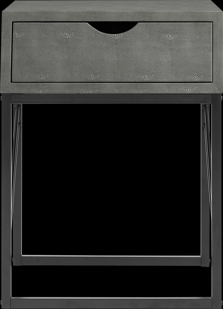 Marwill Gray Side Table - Thumbnail - Image 2