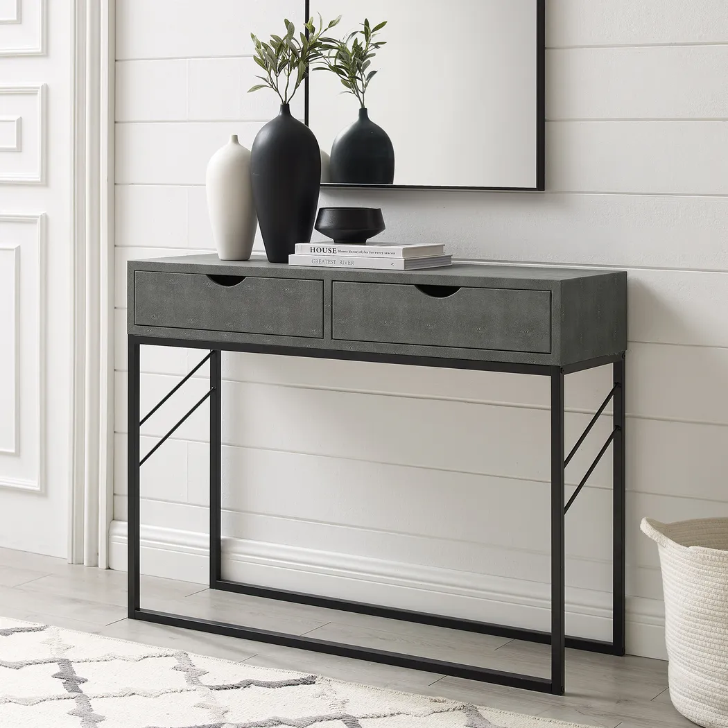 Marwill Gray Sofa Table - Thumbnail - Image 4