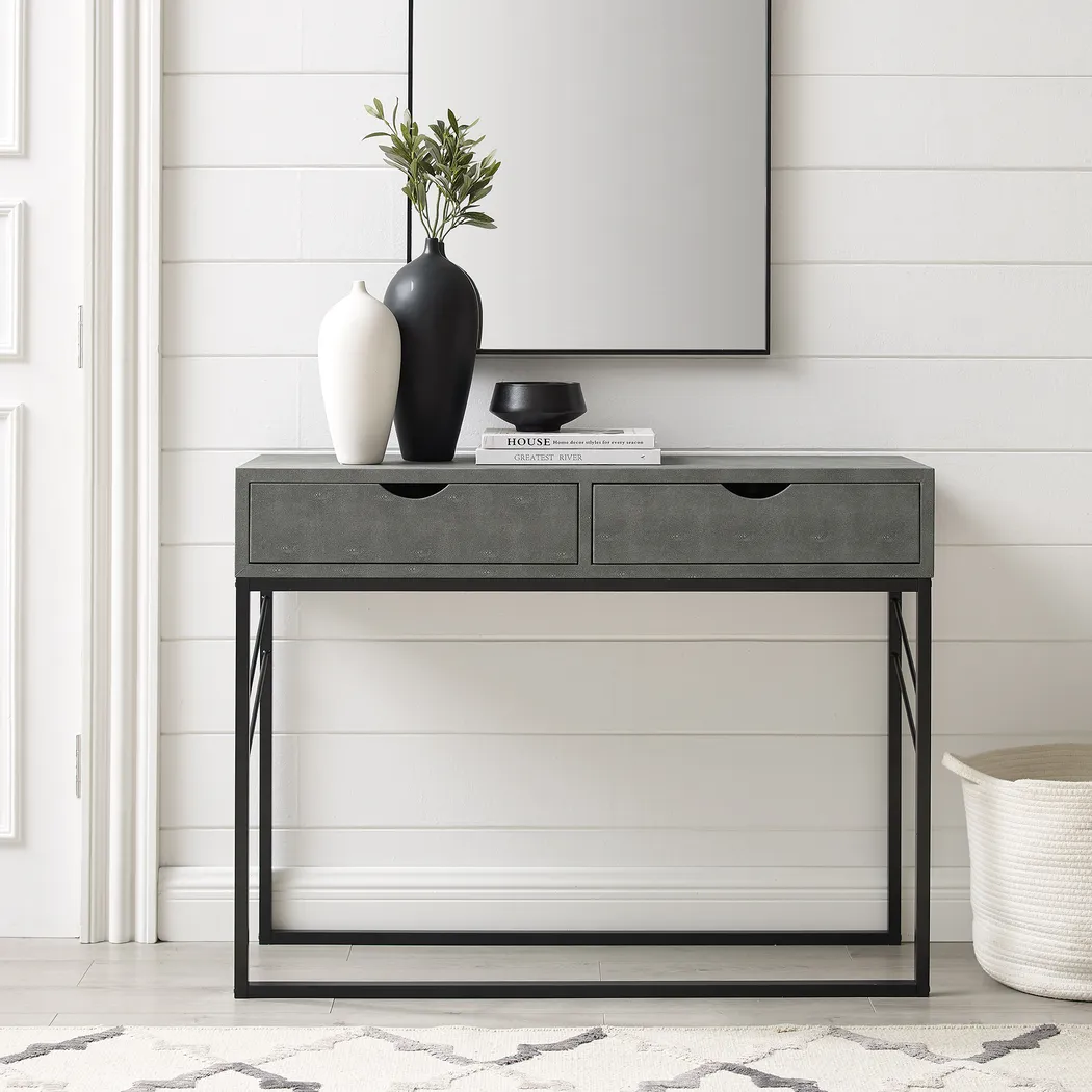 Marwill Gray Sofa Table - Thumbnail - Image 5