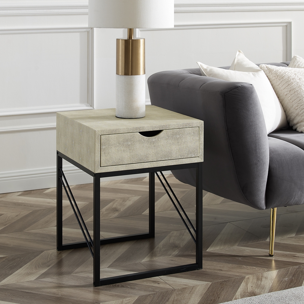 Marwill White Side Table - Thumbnail - Image 4