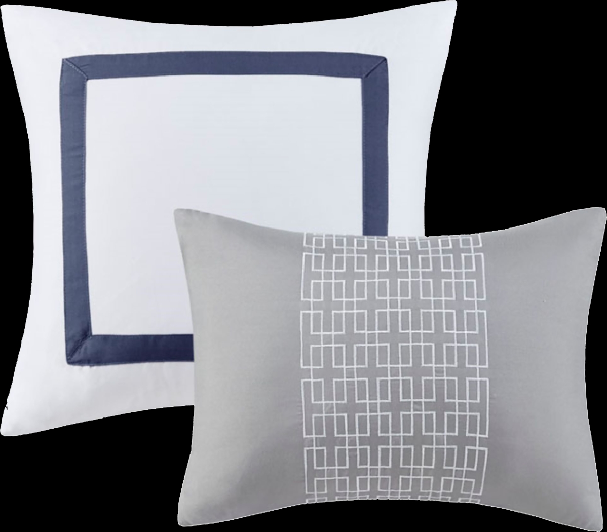 Marwin Blue 8pc Cal King Comforter Set - Thumbnail - Image 10