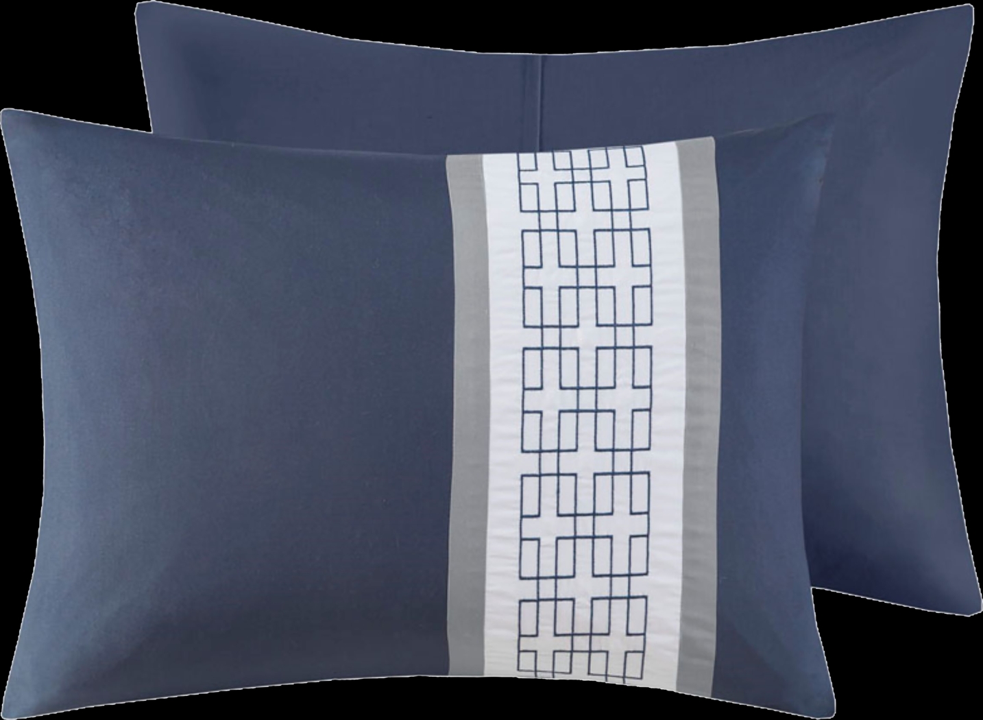 Marwin Blue 8pc Cal King Comforter Set - Thumbnail - Image 11