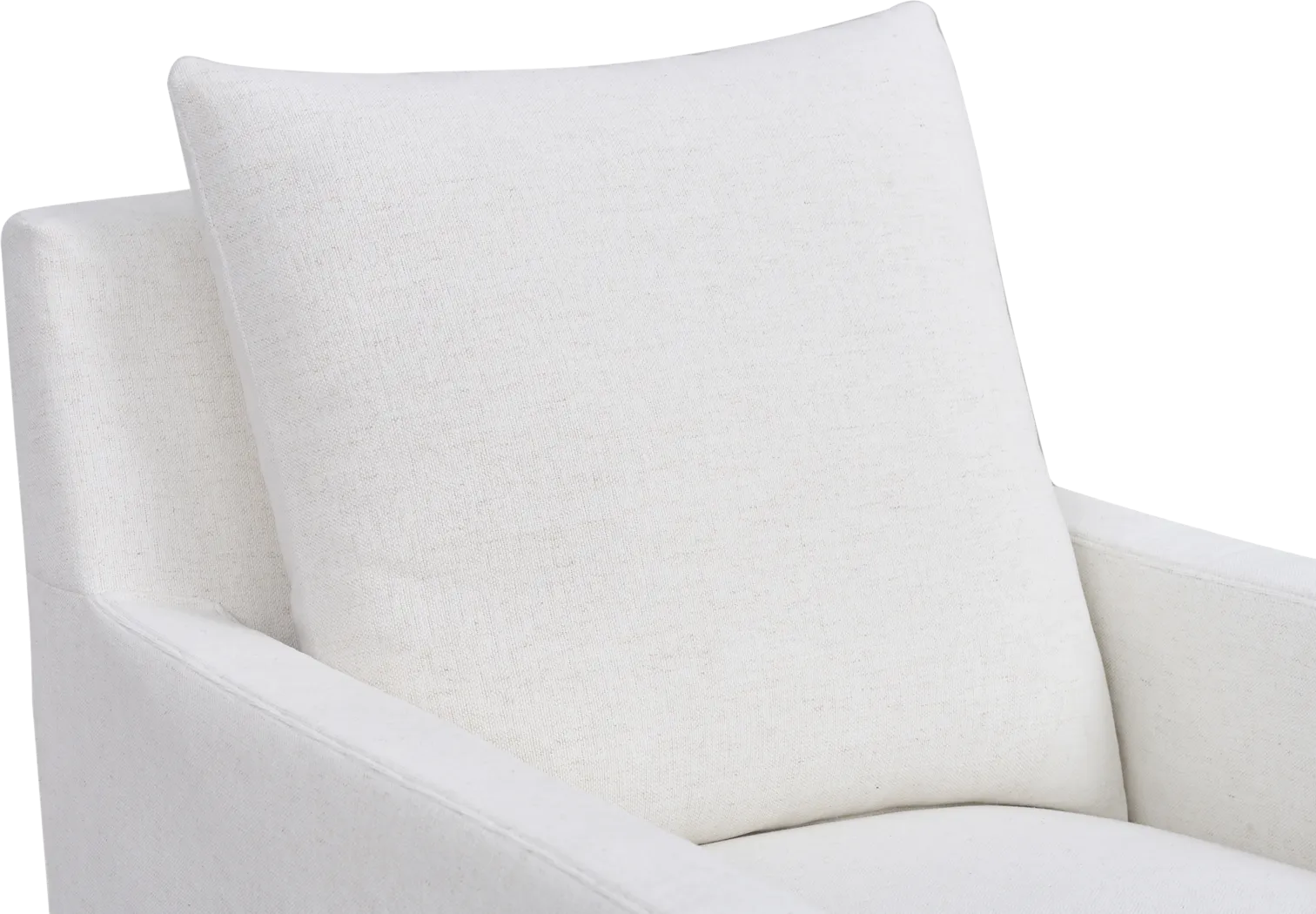 Mary Lou White Slipcover Swivel Glider - Thumbnail - Image 3
