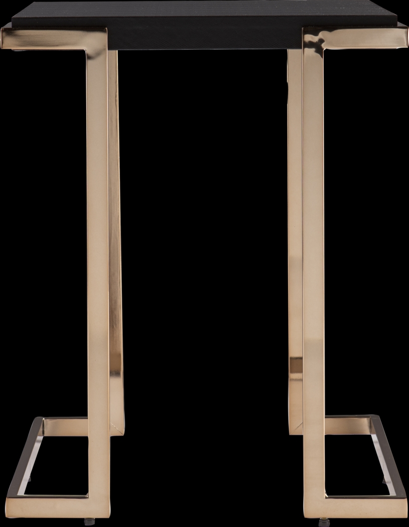 Marybank Black Side Table - Thumbnail - Image 2