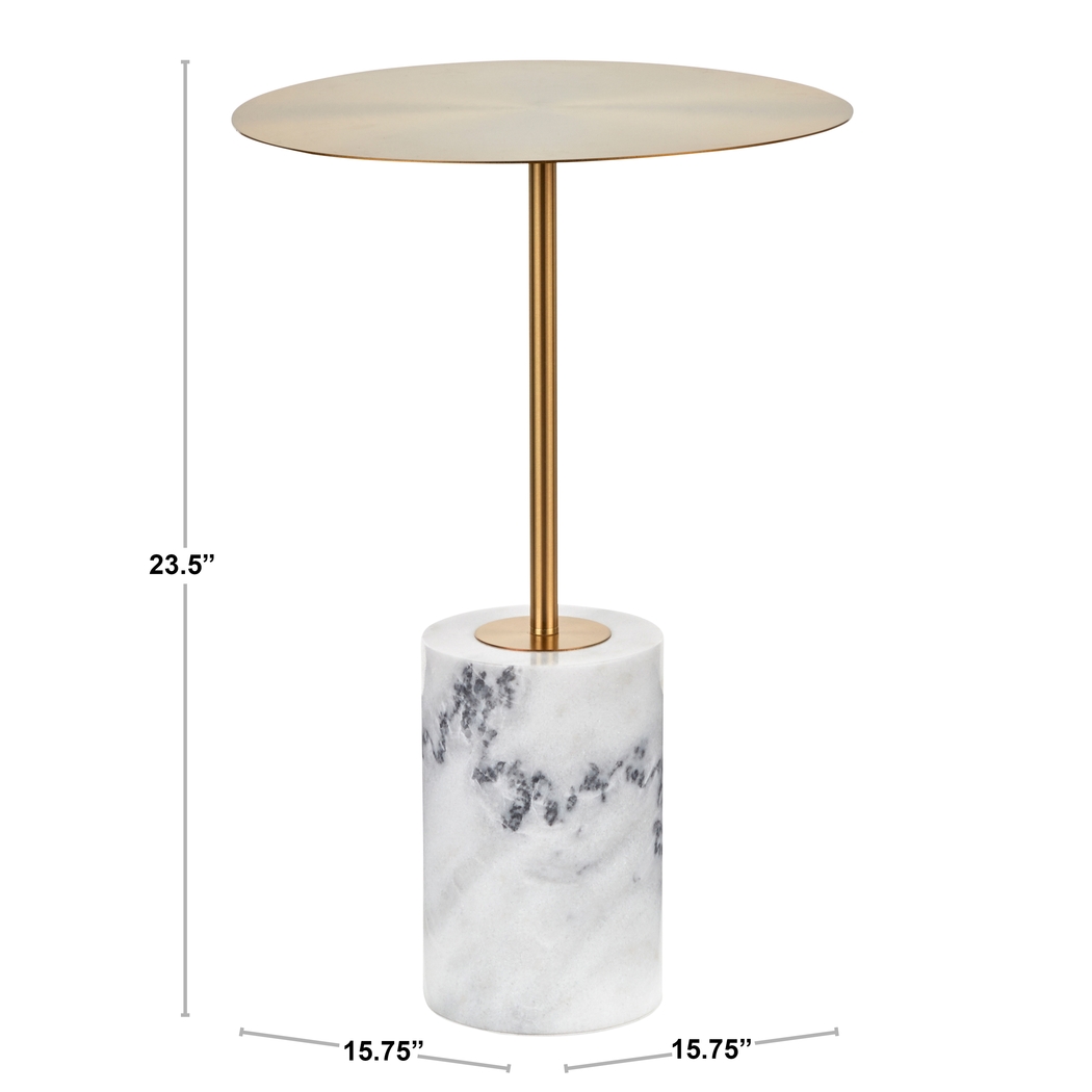 Maryeanna Gold End Table - Thumbnail - Image 3