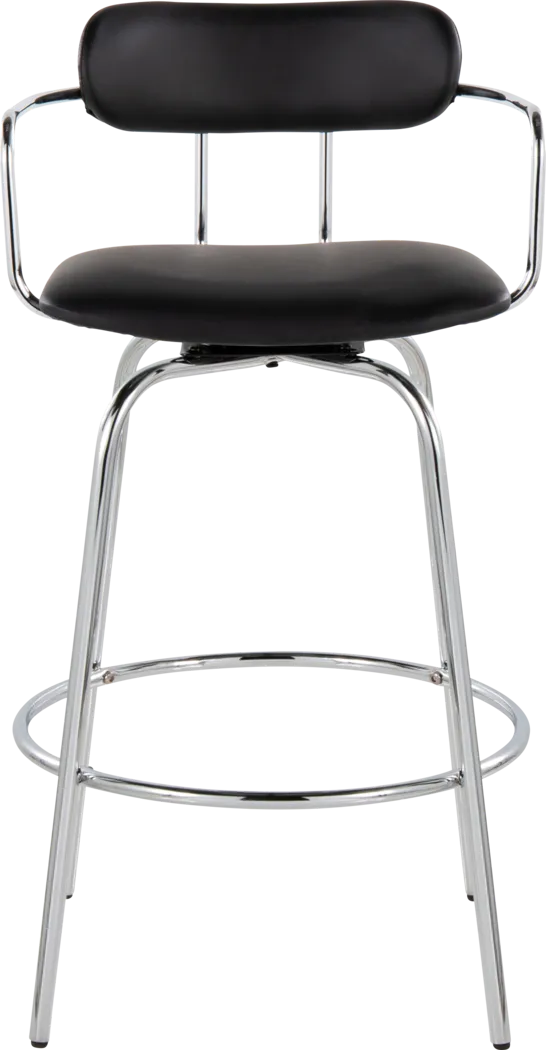 Marysa Black Counter Height Stool, Set of 2 - Thumbnail - Image 8
